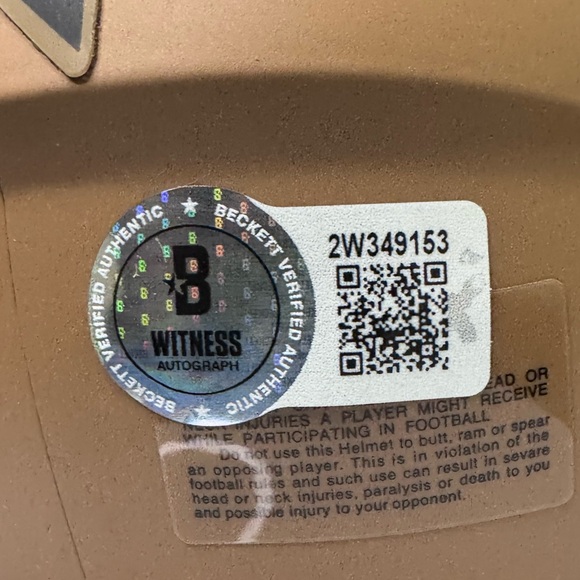 Sauce Gardner NY Jets Salute to service Autographed Mini Helmet - Picture 5 of 6